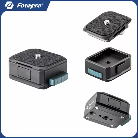 Fotopro RZ2 Claw Quick Releae Plate Camera Mount with Arca Swiss Slot 1/4" Tripod Monopod Base Mount