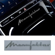 "MANUFAKTUR Car Badge Sticker Decal for Mercedes-Benz AMG W203 W204 W205 W176 Emblem Accessories"