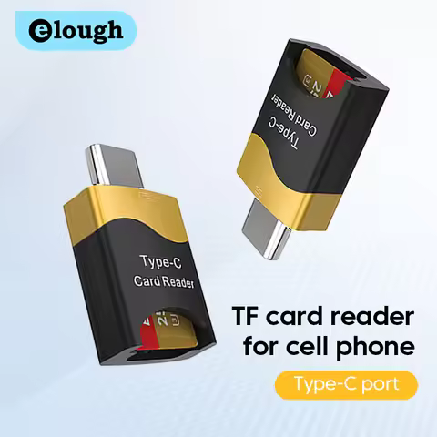 Elough Type C To TF Card Reader Adapter Micro SD Card Reader OTG Converter Connector For Macbook iPa