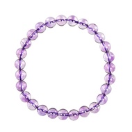 【正佳珠寶】紫超七 頂級冰淨體紫超七 6.4-6.8mm 紫超七水晶手珠