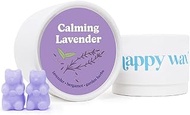 Happy Wax - Calming Lavender Soy Wax Melts - Lavender Scented Wax Melts Infused with Natural Essential Oils - Cute Bear Shaped Wax Melts Perfect for Melting in Your Wax Warmer (3.6 Oz Classic Tin)