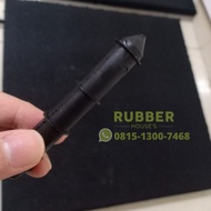 HITAM Rubhouse 4cm x 50cm x 50cm BLACK (HOLE PIN) - Rubber Tile / Rubber Floor / Rubber Gym / Rubber
