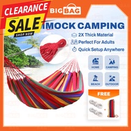 Rainbow Hammock Outdoor Heavy Duty Buaian Gantung Pokok Buaian Outdoor Tree Swing Hammock Gantung Po