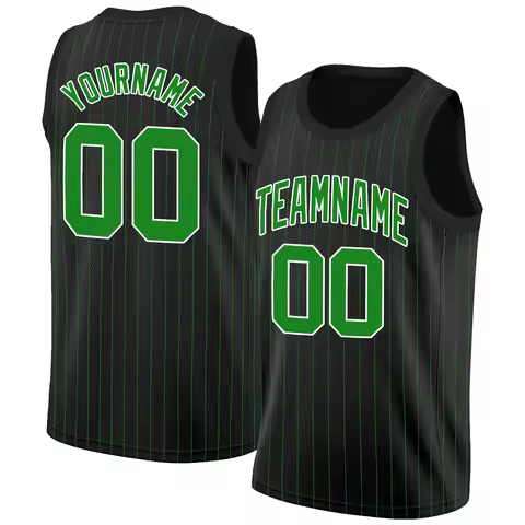 Custom Basketball Jersey Full Sublimation Design Printing Team Name/Number Striped Basketball Shirt 