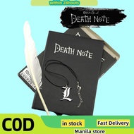 Death Note Feather Pen Book Cartoon Japan Animation Notebook Theme Cosplay Writing Diary Note