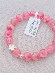 S925純銀薔薇花園丨高品天然薔薇輝石櫻花雨丨彌雅原創設計手作