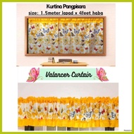 ✬ ─ ℗ School black board  and valancer  Window Curtain,.,.parpala design,.,.