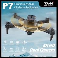 DWI P7 Drone With Camera 4K Electric Foldable Mini Headless Mode Professional Dron Remote Control FP
