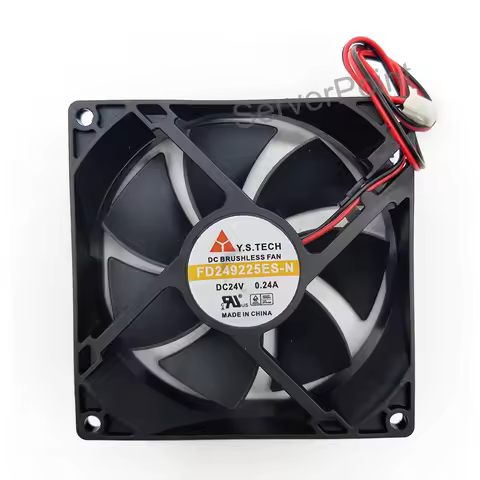 Original For Y.S TECH FD249225ES-N DC 24V 0.24A 92x92x25mm Server Cooler Fan