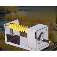 Twisted Potato Slicer Spiral Cutter, Stainless Steel Manual Spiral Potato Cucumber Tornado Twister C