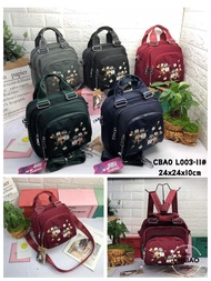 tas slempang wanita chibao bordir/ tas ranssel chibao bunga