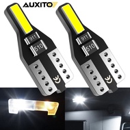 AUXITO 2Pcs T10 W5W Led Bulb 168 194 Led Auto Lamp For Reading Interior Trunk Lamp 12V 6000K White