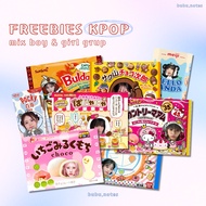 [30 Pcs] MIX RANDOM FREEBIES Kpop Ala Sellkor Lucu Freebies Concert Postcard Packing