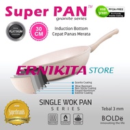 BOLDe WOK PAN 30 CM - Super Pan Wajan Granite Coating