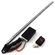 fir 56CM 7 Color 5050 48 LED RGB Scanner Flash Car Strobe Knight Rider Kit Light Strip