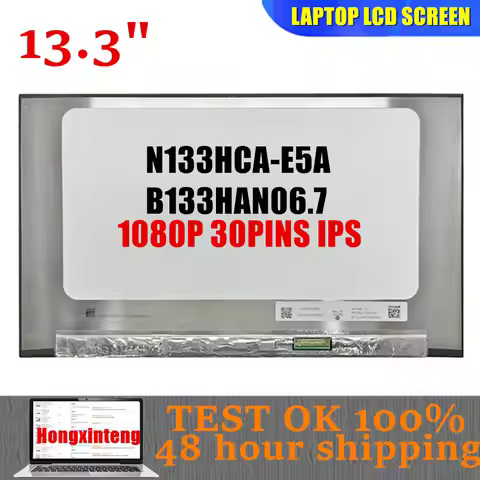 Original 13.3INCH 1080P IPS SCREEN N133HCA-E5A FIT B133HAN06.7 NV133FHM-N68 For HP Elitebook 830 Dis