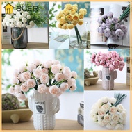 SUER Artificial Flowers Office Garden Peony Table Decorative Arrangements Silk