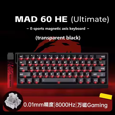 Madlions Mad 60He Gaming Mechanical Keyboard MAD68 Wired Keyboard Mad60 HE PRO Custom MAD68 he Speci