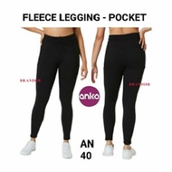 Brandor - Jogger Legging - 2 Side Pocket - Jogger Legging Olahraga Wanita - Bahan Tebel By ANKO ( AN