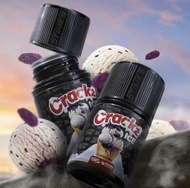 Liquid freebased CRACKZ ice cream raisin