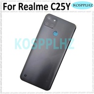 KOSPPLHZ Rear Door For Realme C25Y Battery Cover Back Cover