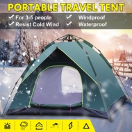 Backpacking Tent Outdoor Waterproof Automatic Tent 3-4 Person Camping Tent,Easy Setup Protable Backp