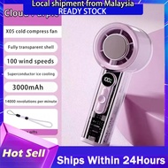 TIMI3C X05 100 Level Refrigeration Cooling Handheld Fan X05 Portable Mini Fan Rechargeable With Icy 