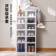 Shoes Storage Cabinet Shoe Box Transparent Installation-Free Shoe Cabinet Simple and Foldable Home Shoe Cabinet Home Storage Cabinet Door