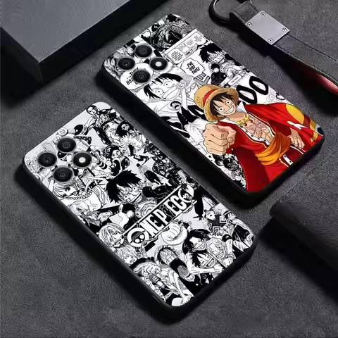 One Piece Comic Luffy Case for Honor X6 X7c 8X X5b 70 X9b 90 Pro Magic5 Lite X8 X8b X6a X8c X7 X9c X