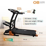 New Electric Treadmill OB Fit OB-1059 Ergonomic Design Multifunction