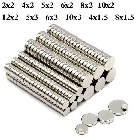 Super Powerful Round Magnet Neodymium Magnet NdfeB N35 Strong Permanent Magnetic imanes Refrigerator