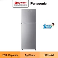 PANASONIC 392L Inverter Top Freezer 2-door Fridge NR-BL381PSMY