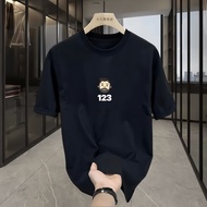 Street Wear Casual Spring oversize2026 Pure Cotton cod Brand Top Fashion European t Short-Sleeved Bo