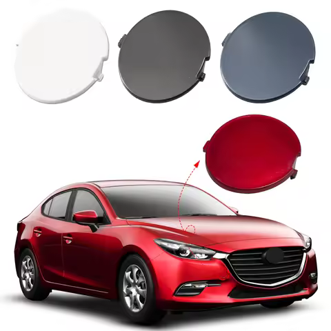 Front Bumper Tow Hook Cover Cap Towing Eye For Mazda 3 Axela Accessories 2017-2018 Right Passenger B