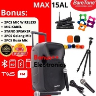 Terbaru !!! Speaker Aktif Baretone 15 Inch Portable Bluetooth Max 15Al