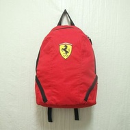 三件7折🎊 Ferrari 後背包 包包 紅 極稀有 老品 復古 古著 Vintage