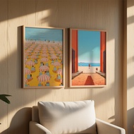 Art Print Wes Anderson Film Style Color - Wes Anderson Poster Decoration