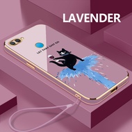 Softcase For OPPO A7 A7n A7x A8 Enjoy catsSoft Silicone Lens Protection Cassing