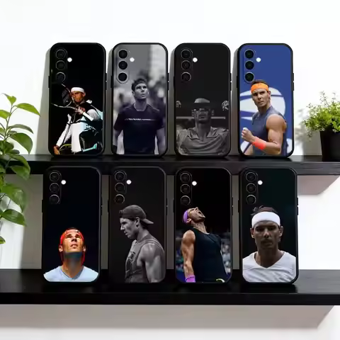 Rafael Nadal Phone Case Black Silicone Soft For Samsung Galaxy A73,A72,A71,A70,A53,A52,A51