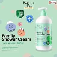 Bzu Bzu Family Shower Cream(Anti-Bacterial) 800ml - Mandian keluarga Bzu Bzu antibakteria 800ml