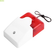 BUCKS Sound Alarm, Voice Burglar Alarm System Lndicator Light Wired Strobe Siren, Anti-theft 12V /22