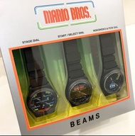 Seiko Alba BEAMS Super Mario Bros Hand Watch 3 Piece Set Vintage Collaboration