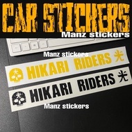 [24HOURS SHIP]  STIKER KERETA HIKARI RAIDERS  / CAR STICKER HIKARI RAIDERS