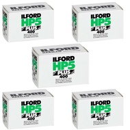 Pack of 5 Ilford 1574577 HP5 Plus, Black and White Print Film, 35 mm, ISO 400, 36 Exposures