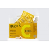 Hevit-C Vitamin C 500mg, C 1000mg, Hevit-Plus - Hevit C Vitamin C ( Harga Per Strip )