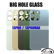 High Quality Big Hole Back Glass Battery Cover For iPhone 13 Pro Max Housing for iphone 13 Back Batt