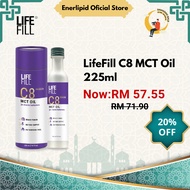 LifeFill C8 MCT Oil | 3x more ketones | Fat-burning fuel | Suitable for Keto Diet | Free shipping