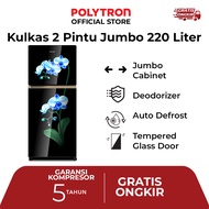 POLYTRON Kulkas 2 Pintu 220L Belleza PRW 23MOB