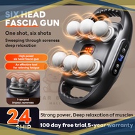 Six-Head Massage Gun Fascia Gun Nine gear modes twenty different gear strengths 20KG Strength Body F