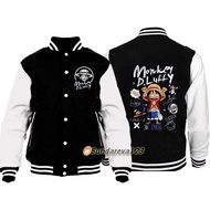 One Piece Anime Baseball Jacket D lUFFYmonkey One Piece Anime Baseball Jacket for Men and Women Japa